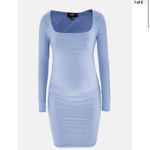 NWT Misguided blue maternity dress size 4